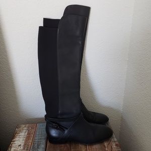 Antonio Melani Pesha Over the knee Riding Boots Black 8.5M